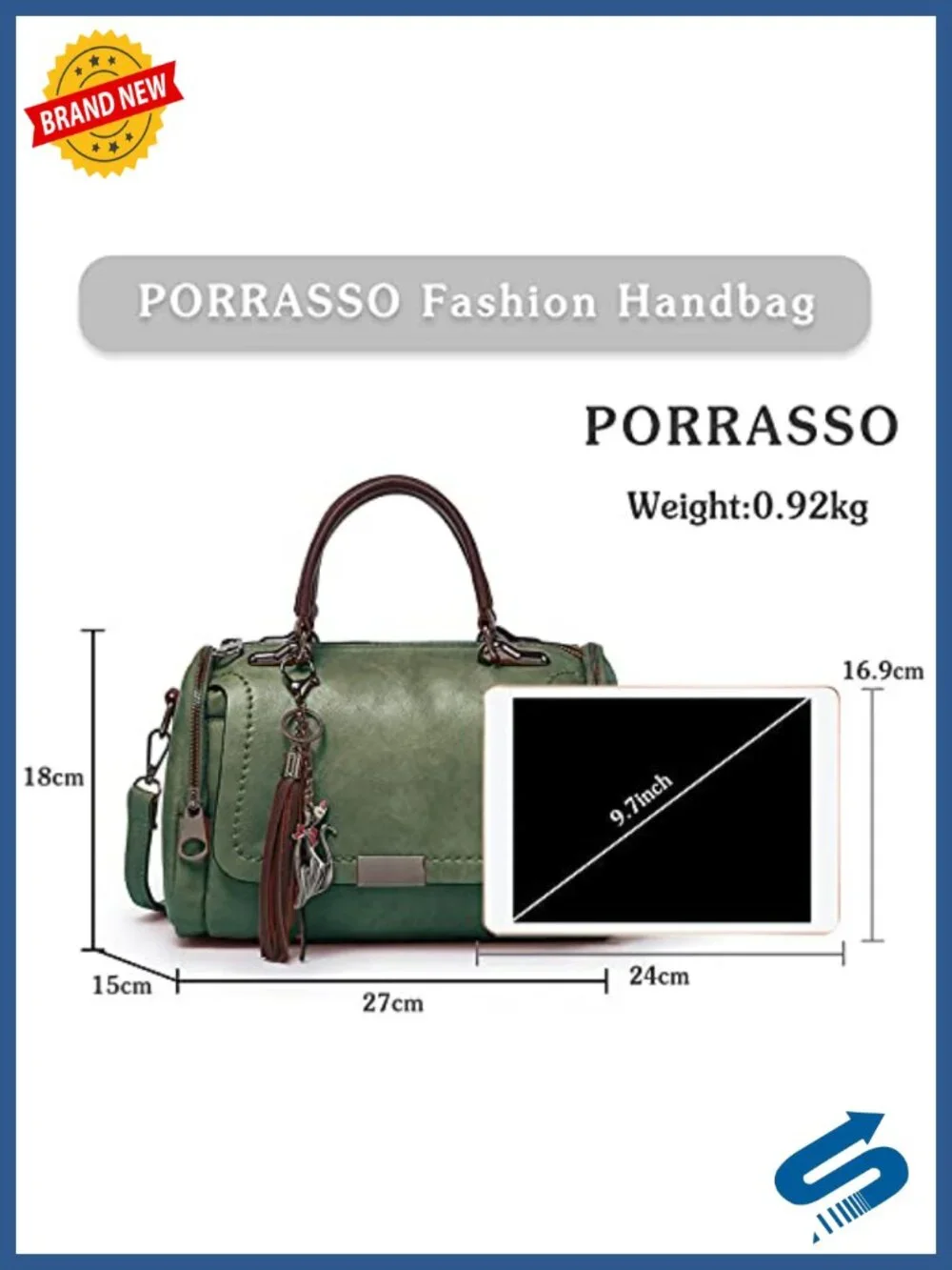 Waterproof PU Leather Shoulder Bag Messenger Satchel with Cat Ornament
